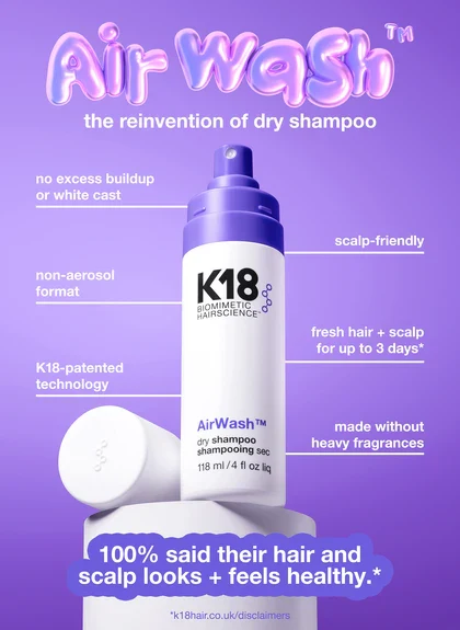 Airwash Dry Shampoo 118ml by K18 — wholesale Dubai