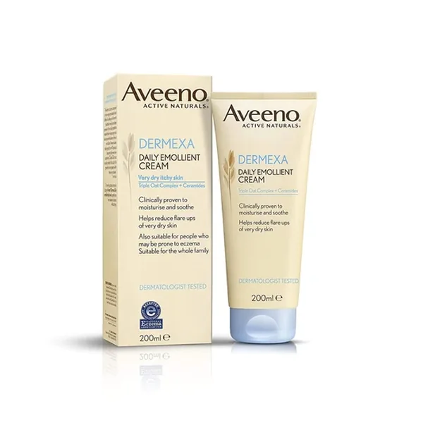 Dermexa Soothing Emollient Cream 200ml — Aveeno wholesale UAE
