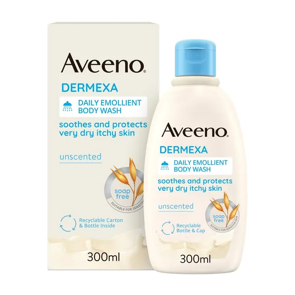 Dermexa Daily Emollient Body Wash 300ml by Aveeno — wholesale Dubai