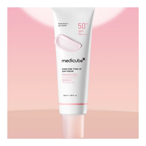 PDRN Pink Tone Up Sun Cream 50ml — Medicube wholesale UAE
