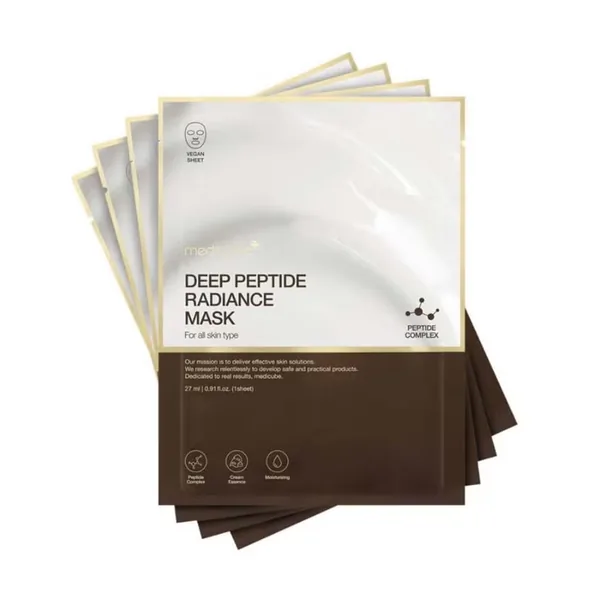 Deep Peptide Radiance Mask 27ml | Pack of 4 — Medicube wholesale UAE
