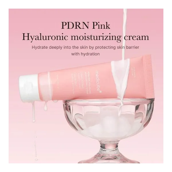 PDRN Pink Hyaluronic Moisturizing Cream 50ml — Medicube wholesale UAE