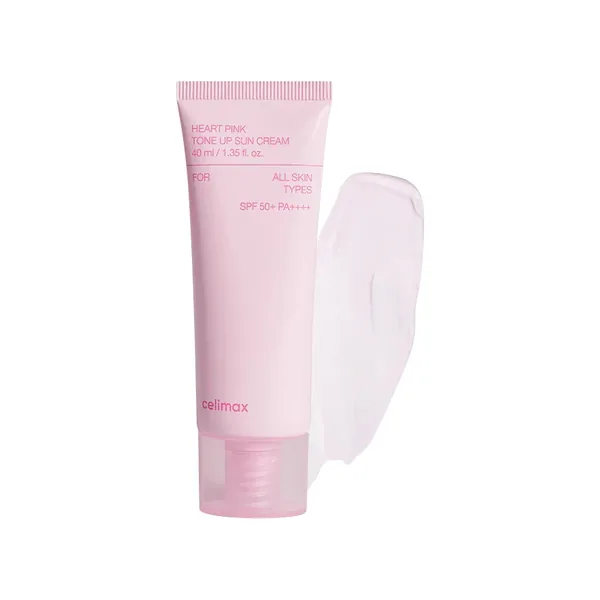 Heart Pink Tone Up Sun Cream SPF 50+ PA++++ 40ml by Celimax — wholesale Dubai