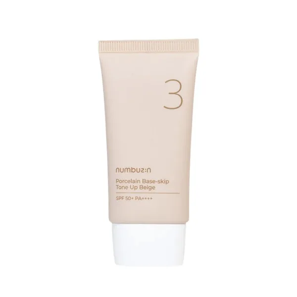 No.3 Porcelain Base-Skip Tone Up Beige 50ml by Numbuzin — wholesale UAE