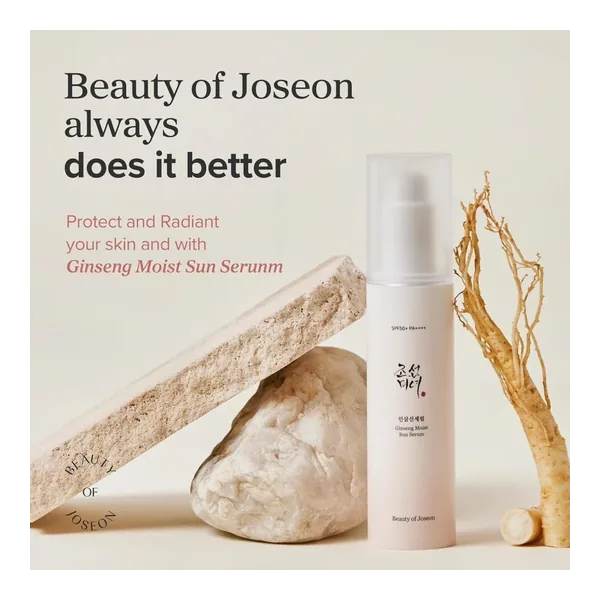 Ginseng Moist SPF50+ PA++++ Sun Serum 50ml — Beauty of Joseon wholesale UAE