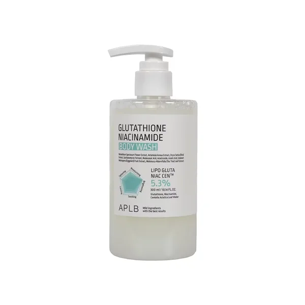 Glutathione Niacinamide Body Wash 300ml by APLB — wholesale Dubai