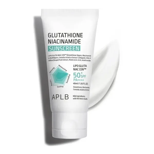 Glutathione Niacinamide Sunscreen 40ml by APLB — wholesale UAE